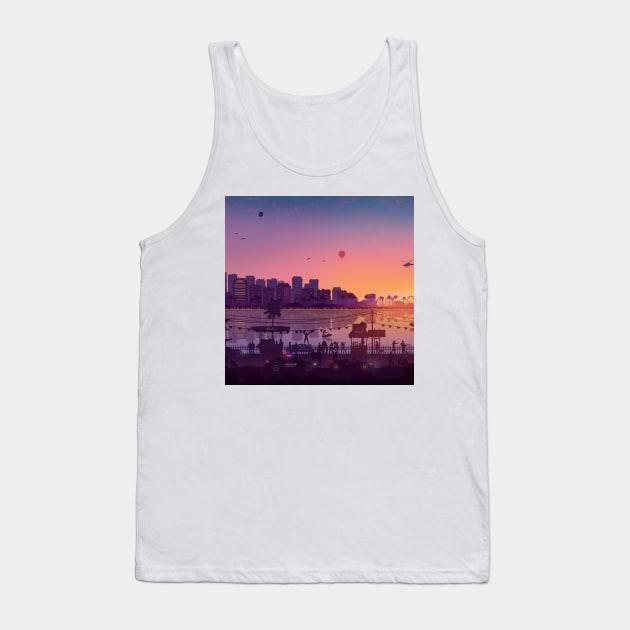 California Landscape \ GTA style Tank Top by DenielHast